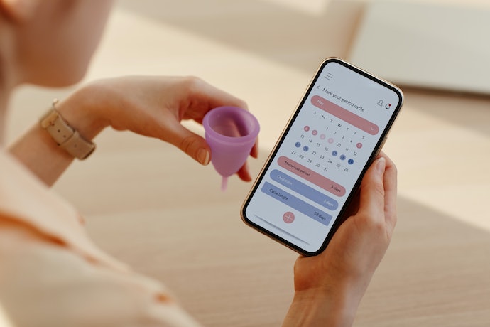 Aplicativos de calendário que controlam o ciclo menstrual